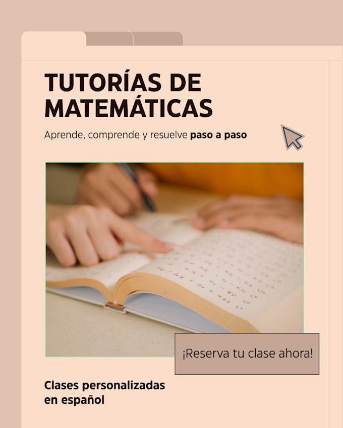 dar tutorías personalizadas de matemáticas en español