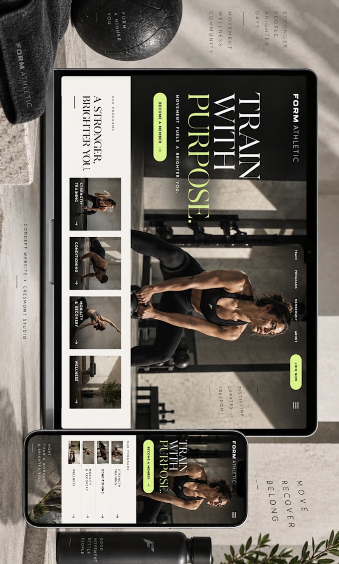 create a premium website