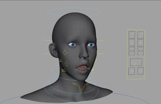 3d model rigging, vtuber rig, weight paint, facial rigging, skinning, blendshape