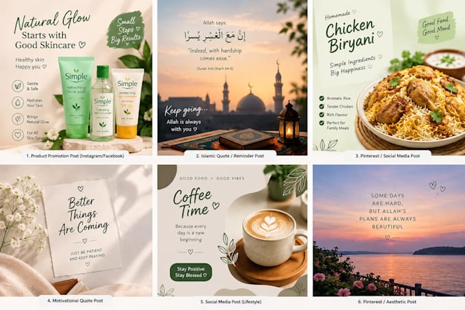 design aesthetic instagram post and pinterest pin