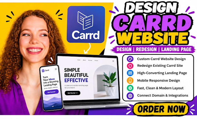 design carrd redesign carrd website, carrd landing page carrd redesign carrd co