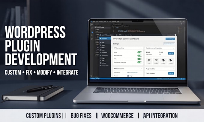 develop custom wordpress plugin, fix or customize wordpress plugin
