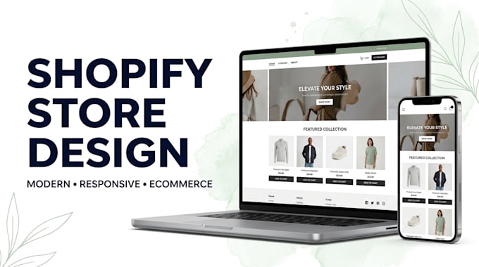 design or redesign your shopify store