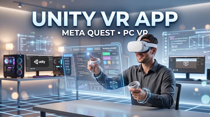 develop a unity VR app for meta quest and PC VR