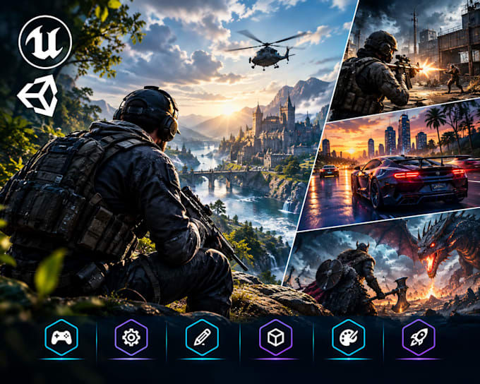 do unreal engine, unity 3d game, unreal engine blueprint, roadmap, fps game