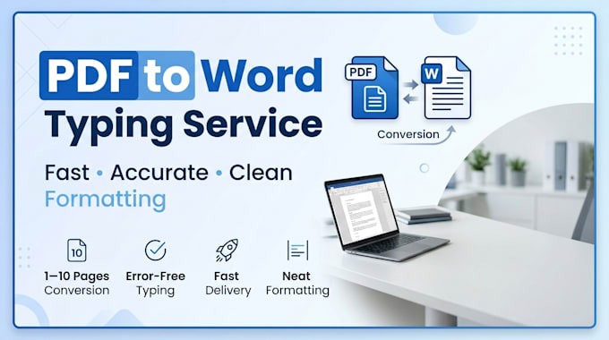convert PDF to word and type documents accurately