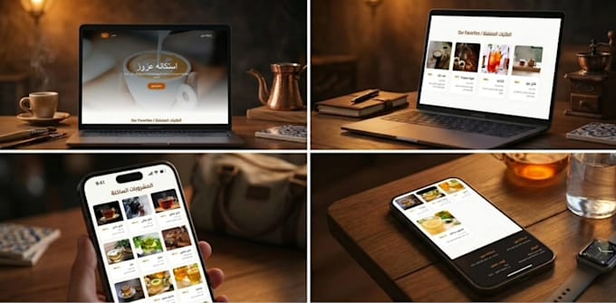 build a responsive digital menu website