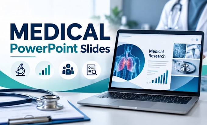 create medical powerpoint slides for clear visual communication in research use