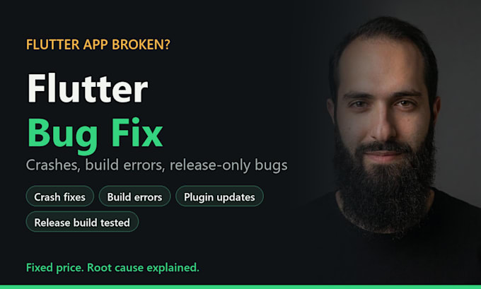 fix bugs and errors in your flutter app