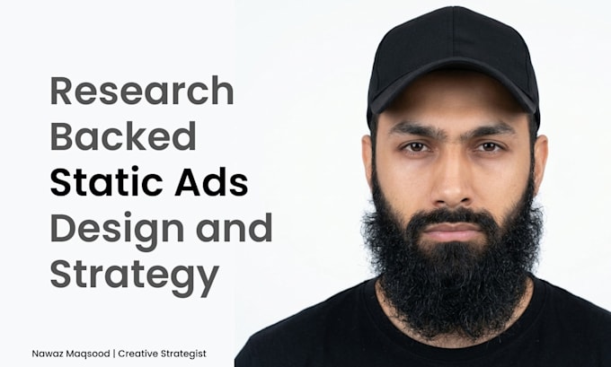 be your static ad specialist and creative strategist