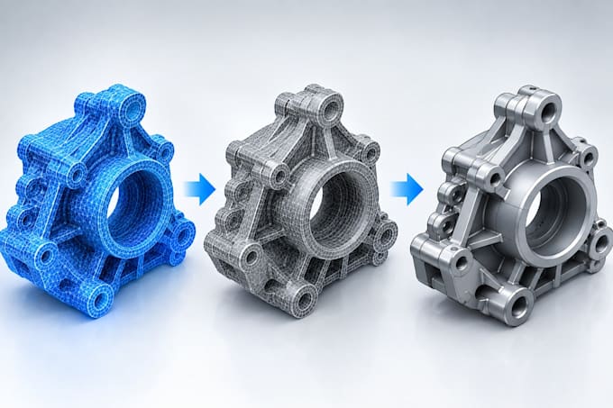 reverse engineer stl, scan or mesh to editable parametric cad