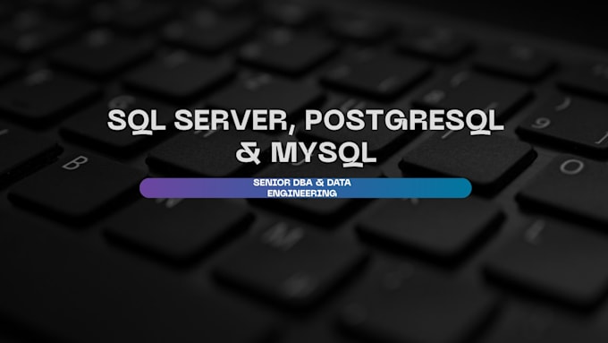 sql server, mysql performance tuning and dba tasks