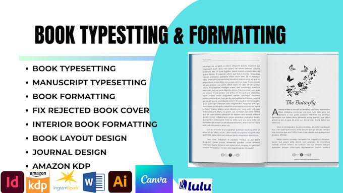 book typesetting,manuscript typesetting,book formatting,fix rejected book cover