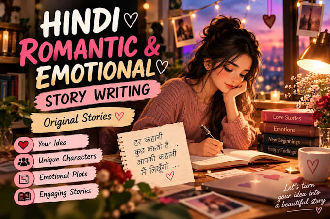 write original hindi emotional and romantic stories