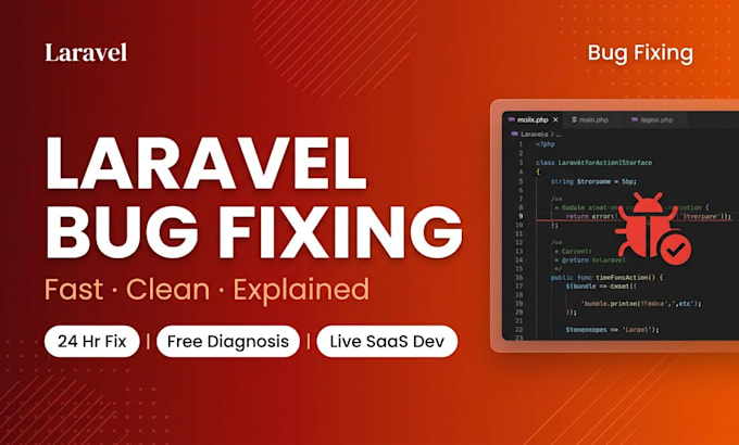 fix laravel bugs and errors quickly
