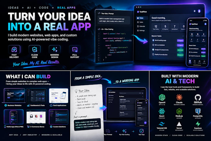 vibe code your website, app or help you with coding