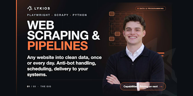 do python web scraping and data extraction