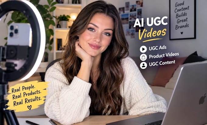create ai ugc videos, ugc ads, product videos and ugc content