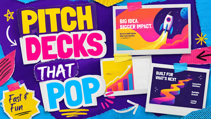 design a professional pitch deck presentation