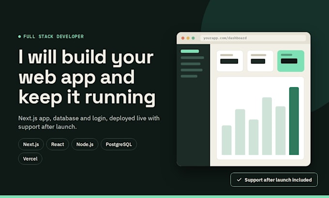 build a simple web app and provide ongoing support