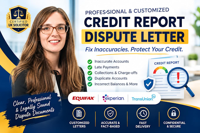 draft a dispute letter for late payments, charge offs and credit errors