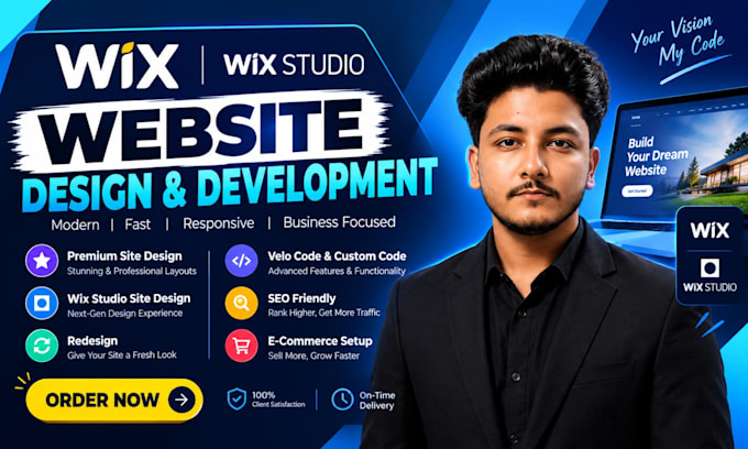 build a modern wix website design