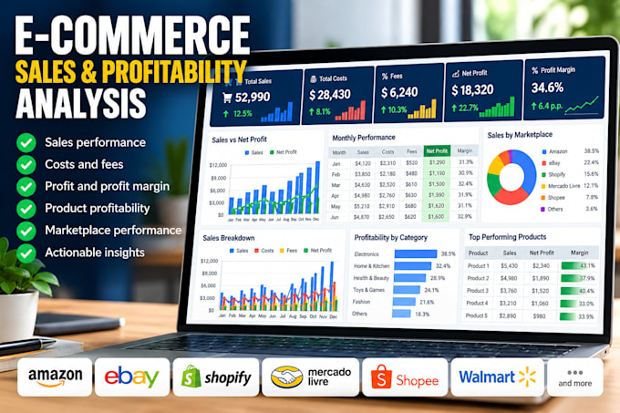 analyze your ecommerce sales and profitability