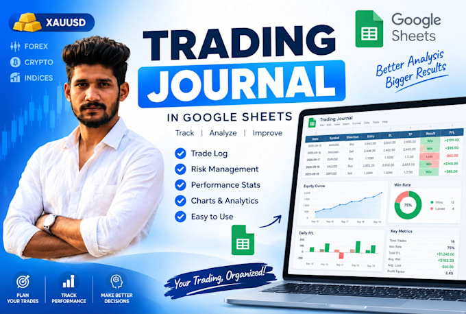 create a professional forex trading journal in google sheets