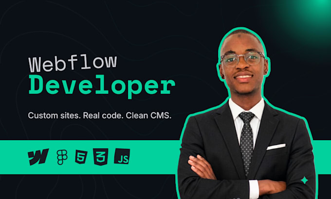 design and develop a custom website in webflow