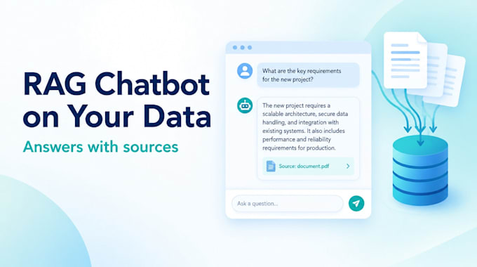 build a custom rag chatbot trained on your documents and business data