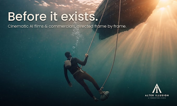 create cinematic ai commercials, brand films and product video ads