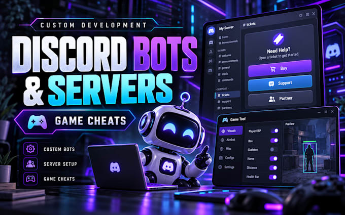 discord bot developer server setup and cheats developer
