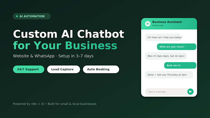 build a custom ai chatbot for your website whatsapp business