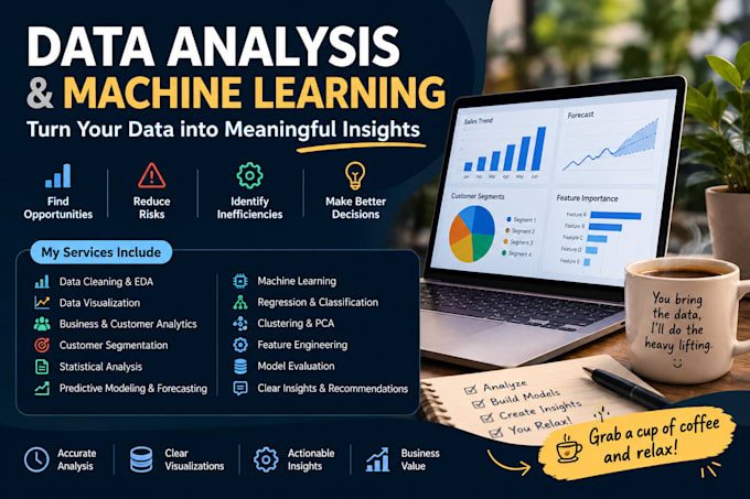 do data analysis, visualization and machine learning