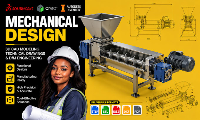 provide mechanical design, dfm engineering, and functional product prototype