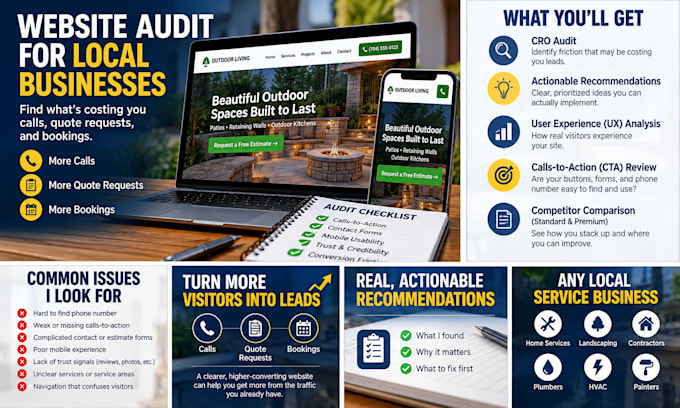 find why your website is losing calls and quote requests