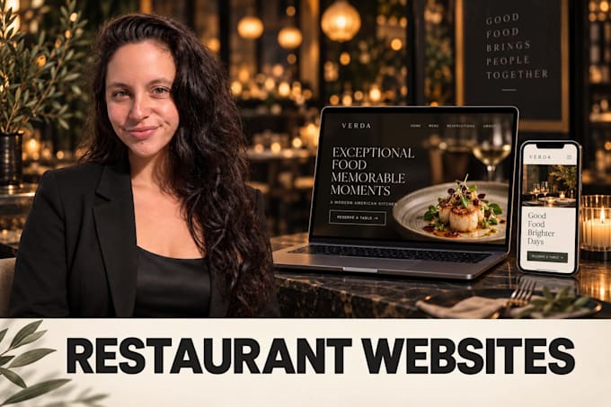 build a custom restaurant website with reservations and online ordering