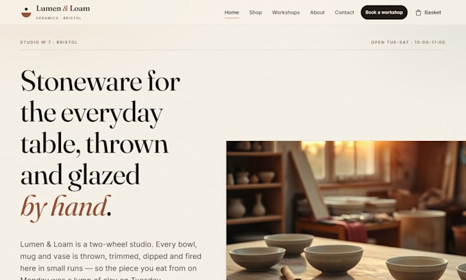 stack a website in bootstrap