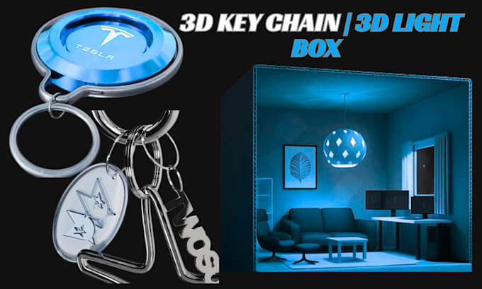 design 3d lightboxes, keychains, and coasters with custom 3mf files for printing
