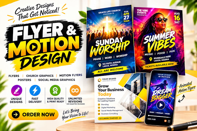 do flyer design, motion flyer, church flyer, graphic design flyer