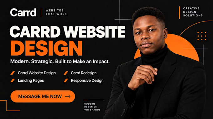 do carrd website design carrd landing page redesign carrd website