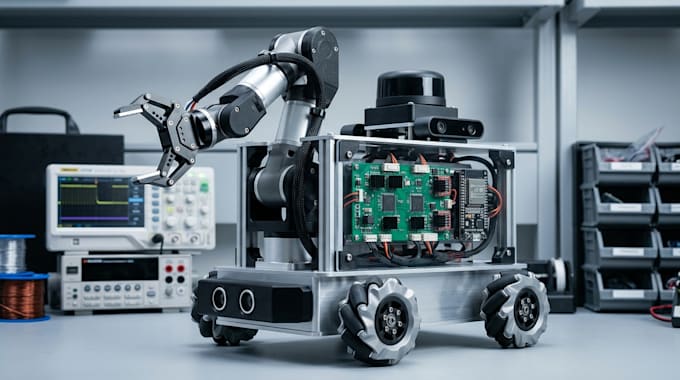 build custom robotics ai robots automation embedded firmware and pcb design