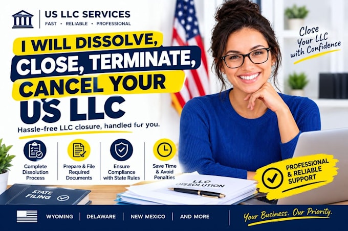 dissolve, close , terminate, cancel your US llc