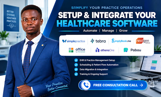 setup simplepractice tebra simplybook nextgen office therenest athenaone pabau