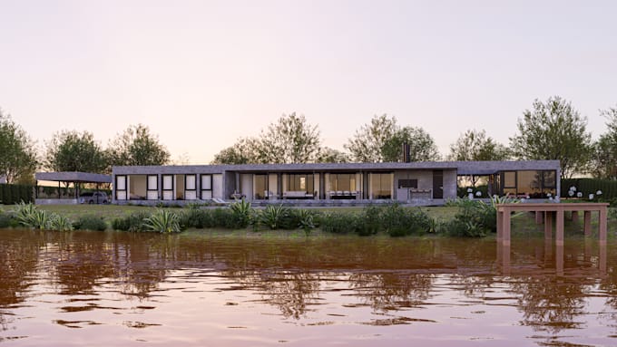 create architectural 3d models and realistic renderings
