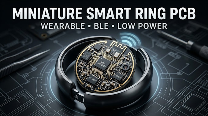 design miniature wearable pcb for smart ring devices