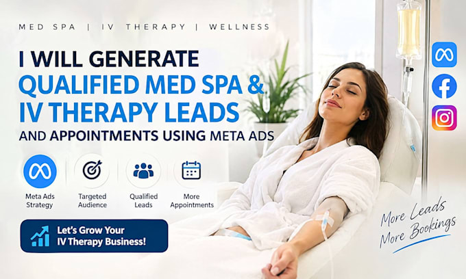 generate qualified med spa iv therapy leads and appointments using meta ads