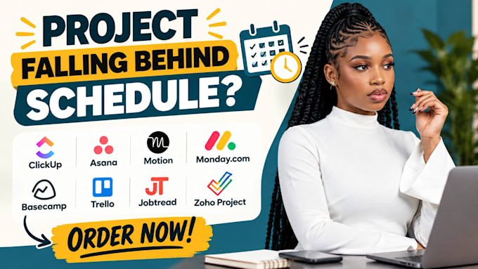 setup clickup asana motion monday com basecamp trello jobtread zoho project