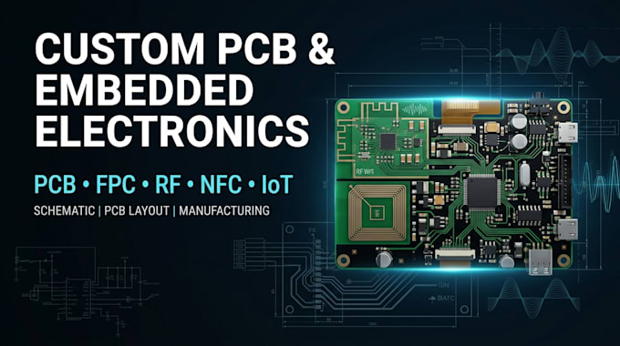 design custom pcb, fpc, rf, nfc and embedded electronics solutions