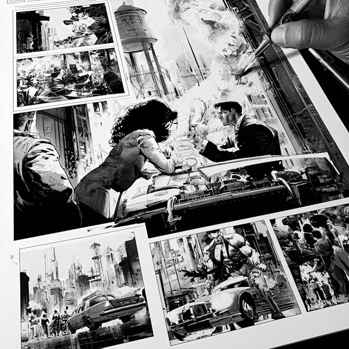 draw a comic page for you